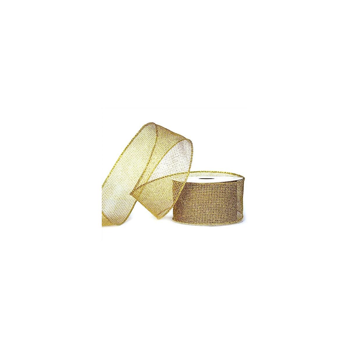 Gold Ribbon Wired Christmas Tree Cashback - RebateKey