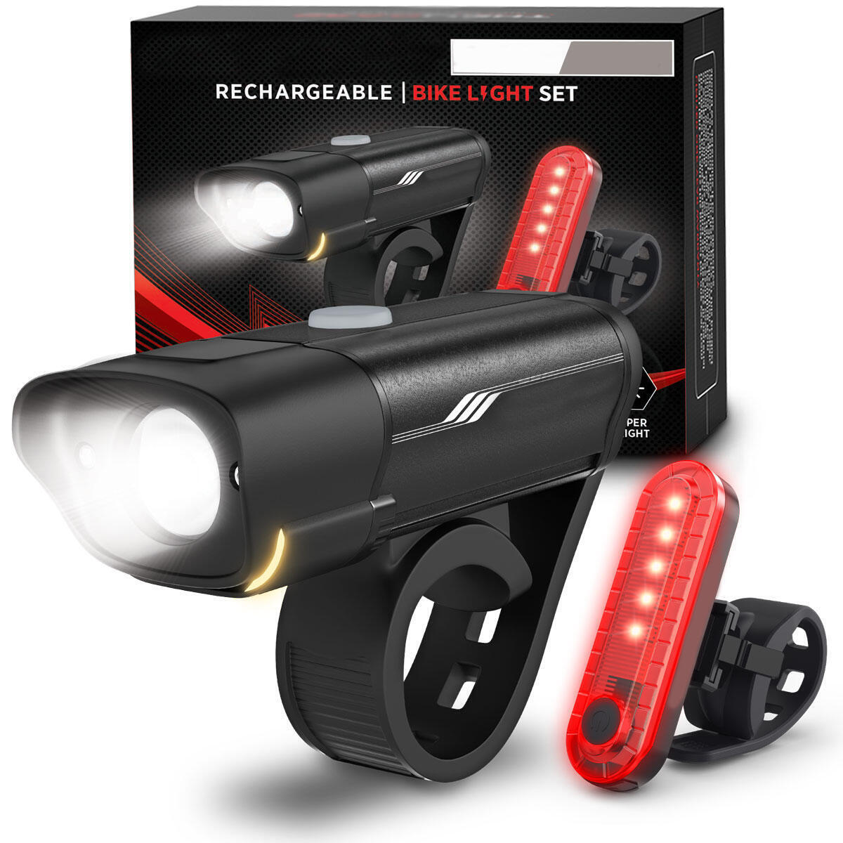 Rechargeable Bike Light Set Rebate - RebateKey
