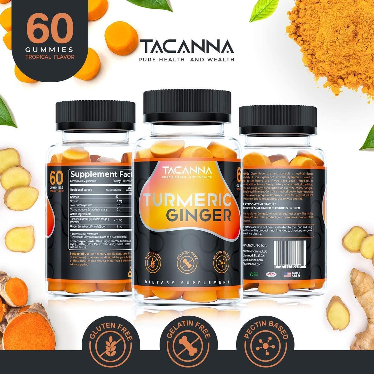 Tacanna Turmeric Ginger Gummies Rebates - RebateKey