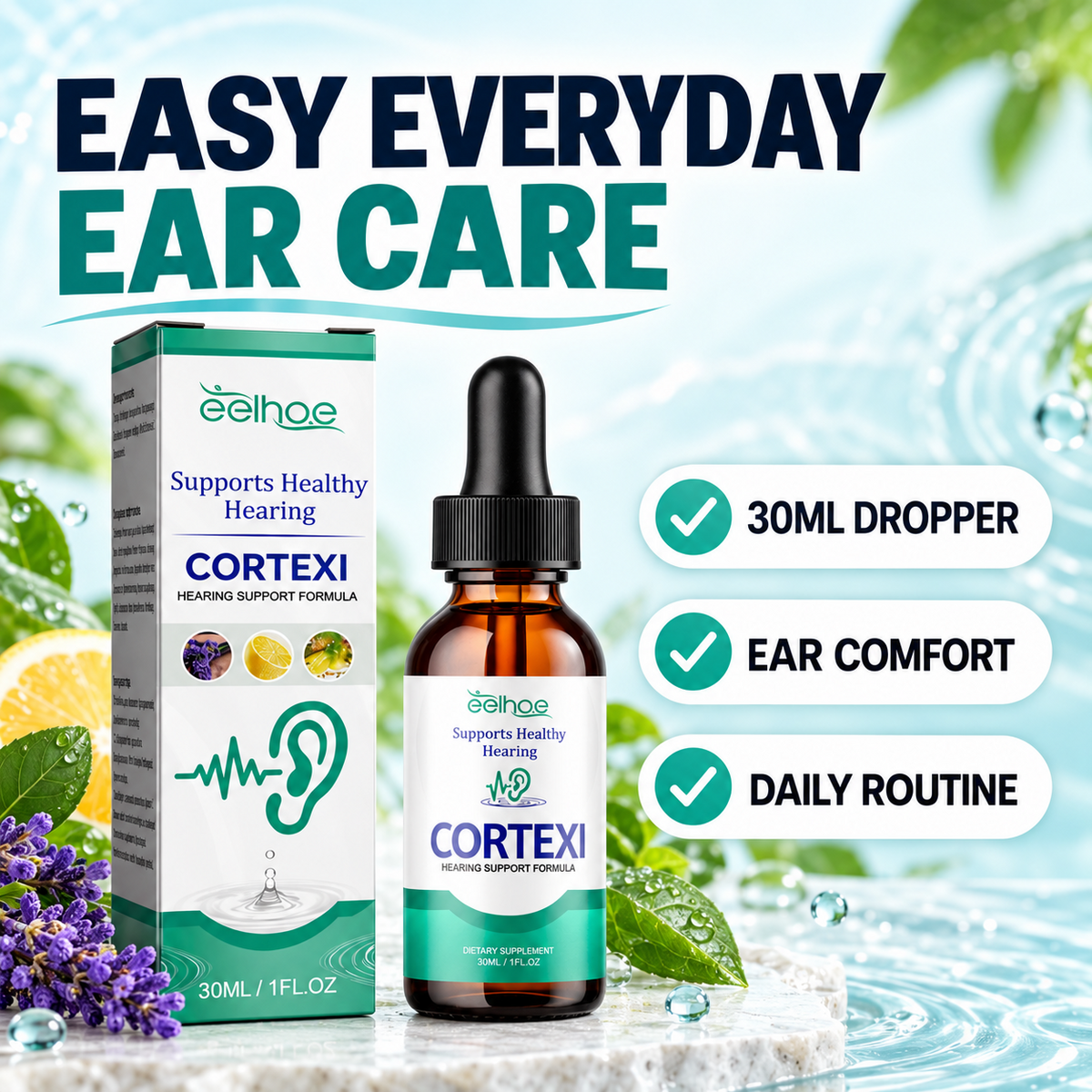 Tinnitus Ear Drops | Daily Ear Comfort & Wellness Support