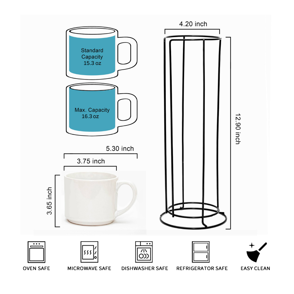 Stackable Coffee Mugs With Rack Rebate - RebateKey