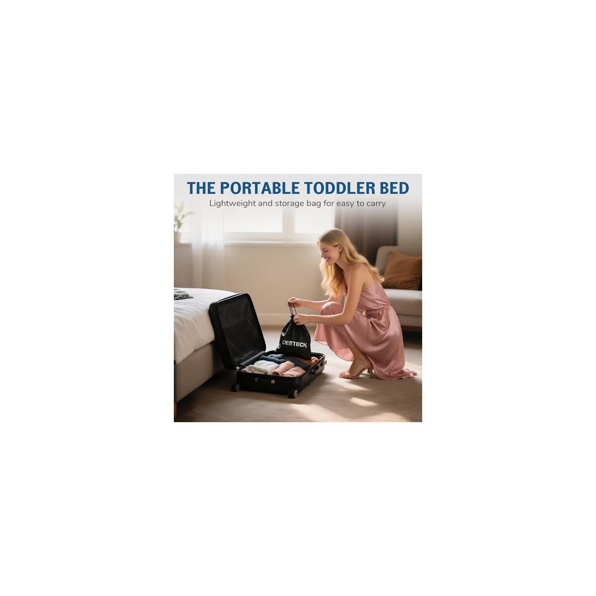 Inflatable Toddler Travel Bed With Storage Bag Rebate - RebateKey