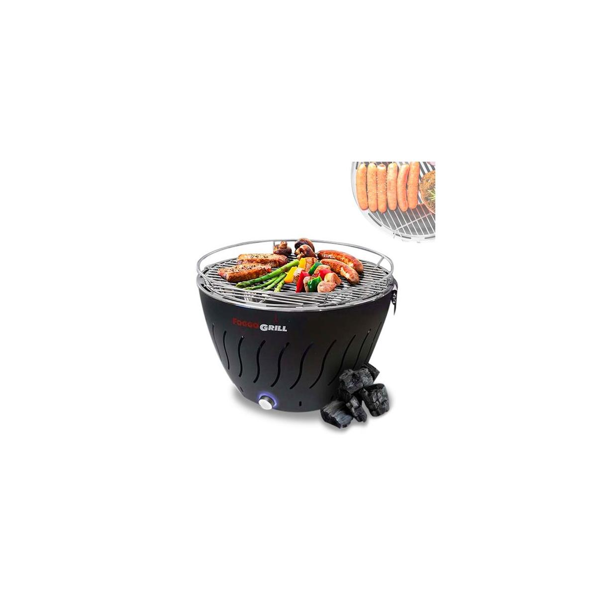 Foggo Smokeless Indoor Grill Stainless Steel Electric Indoor/Outdoor