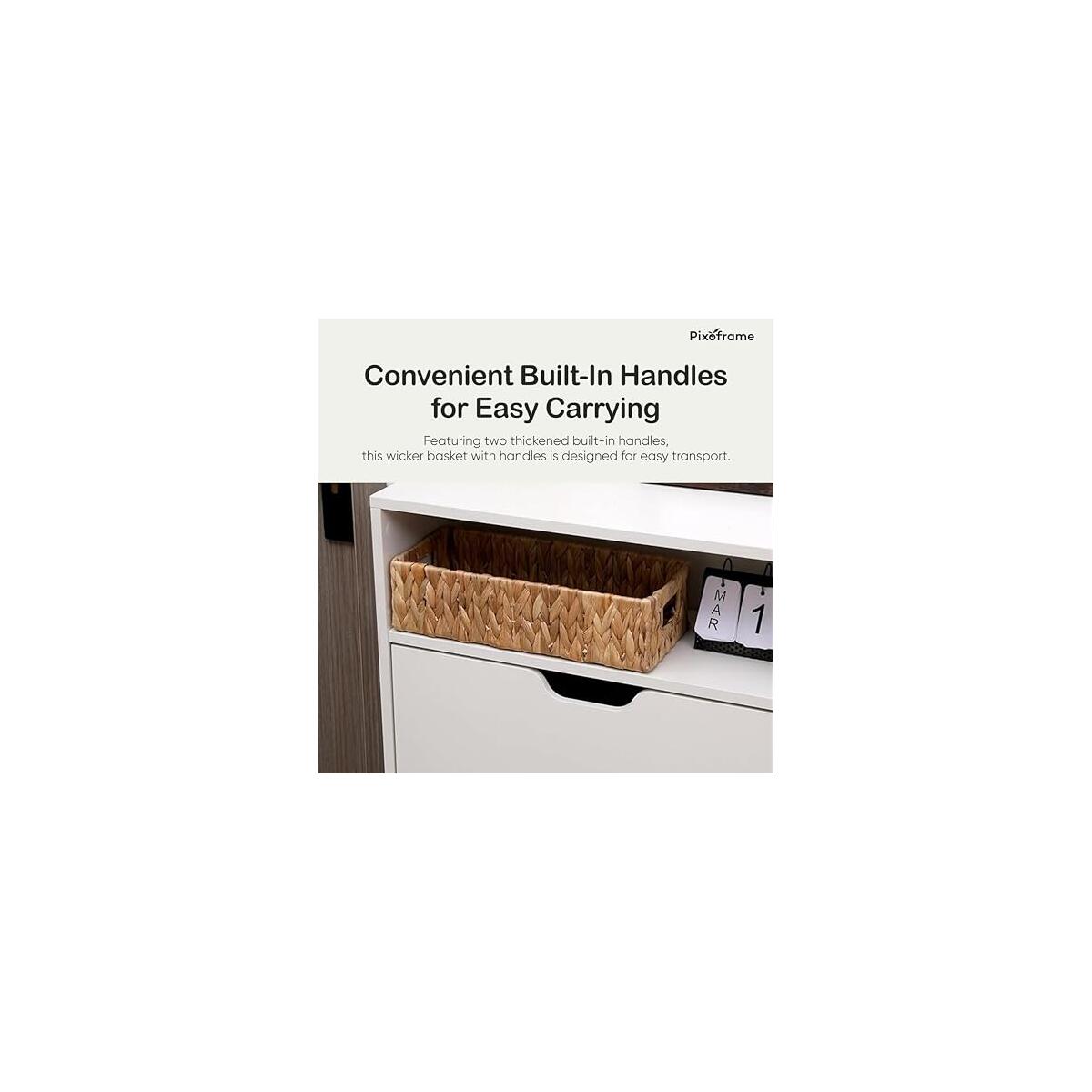 Rectangular Handwoven Wicker Basket Cashback - RebateKey