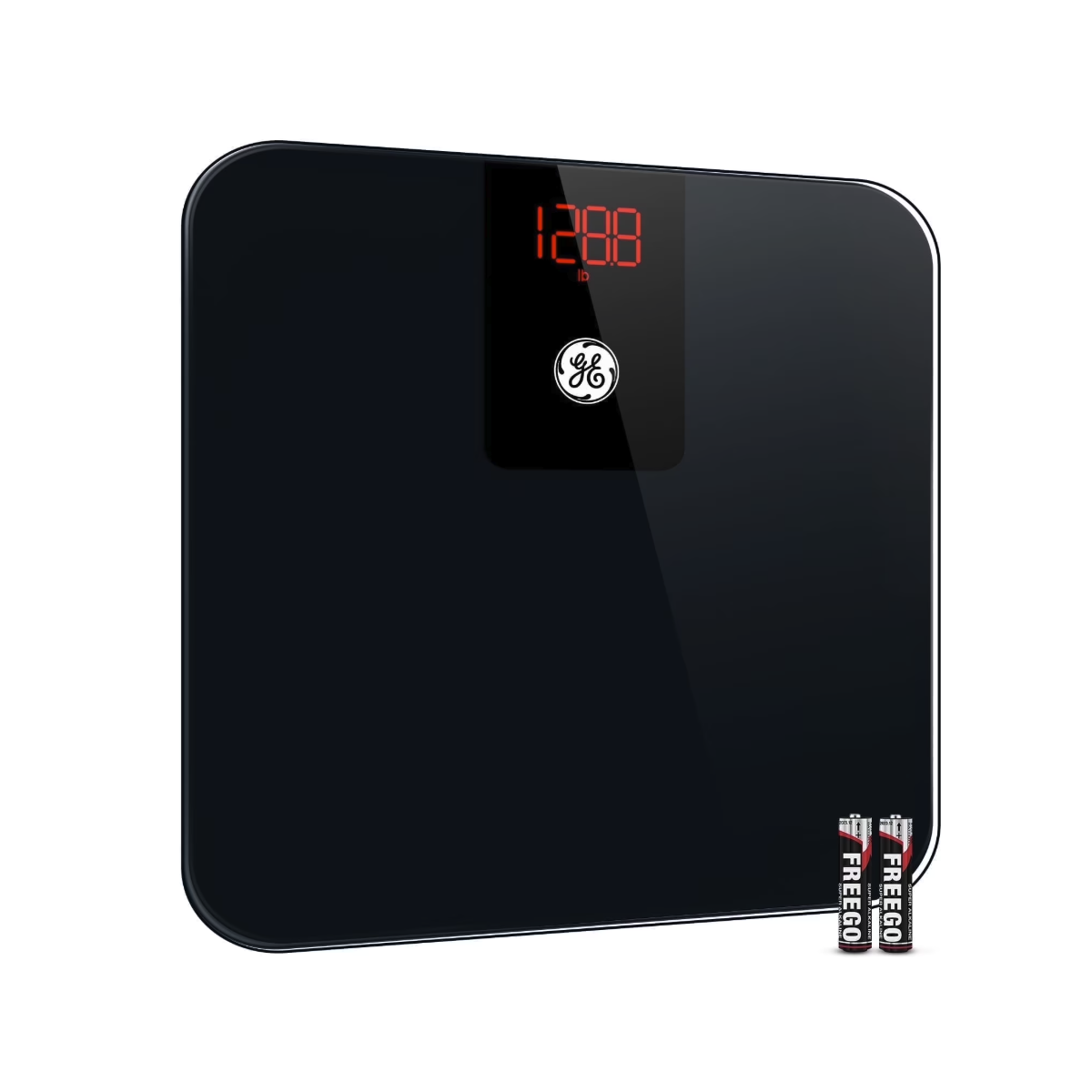 GE Digital Smart Body Scale with App, Bluetooth - Body Weight, BMI - 396 lb, Black（US-W-GE27009A）
