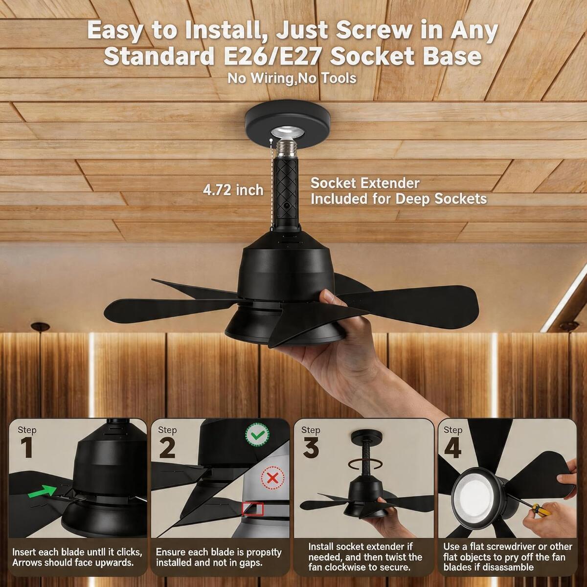 Socket Fan Light With Remote 1 Rebate - RebateKey