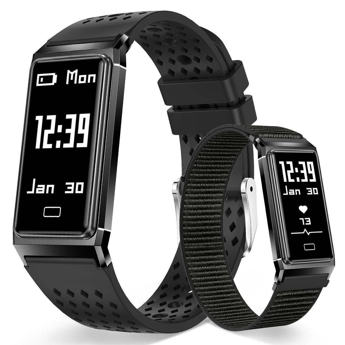 Smart Bracelet for Men Women 15-Day Battery Fitness Tracker IPX8 Waterproof - Click to get 15% Off at checkout