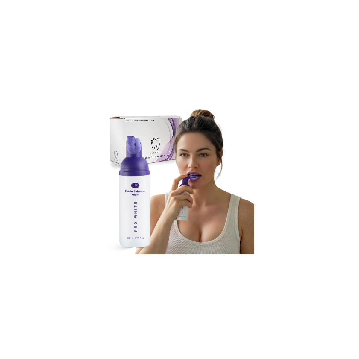 Whitening Foam - Tooth Whitening Foams for a Clean & Radiant Smile - Teeth Whitening Enhancer with a Gentle Formula Ideal for Everyday Use - Refresh Your Smile with Easy-to-Use Whitening Foam - 50ml