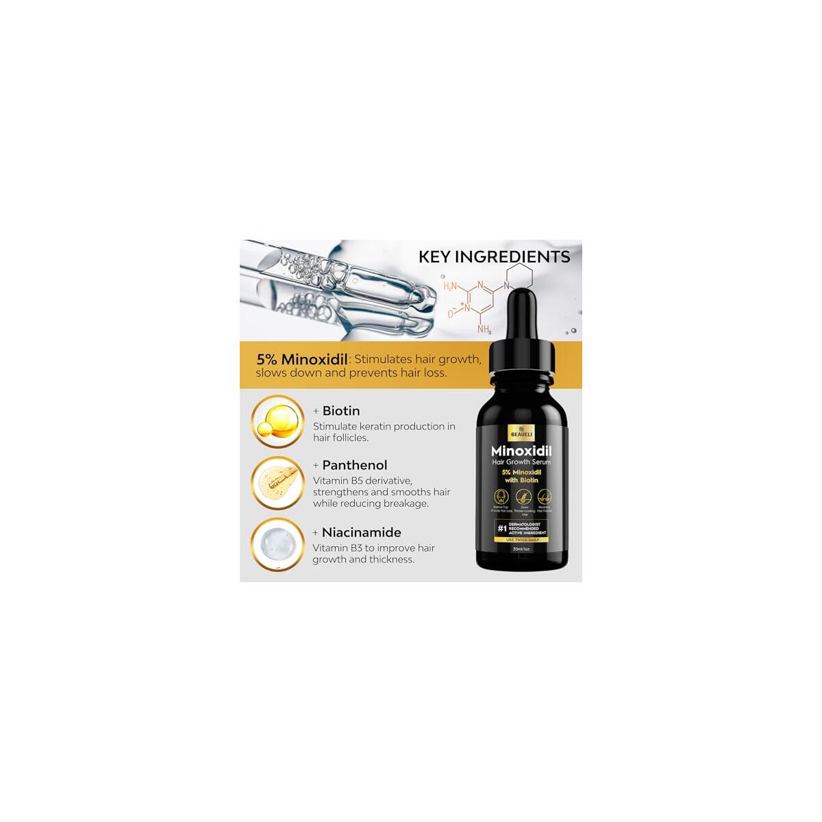 5 Minoxidil Hair Growth Serum Cash Back - RebateKey