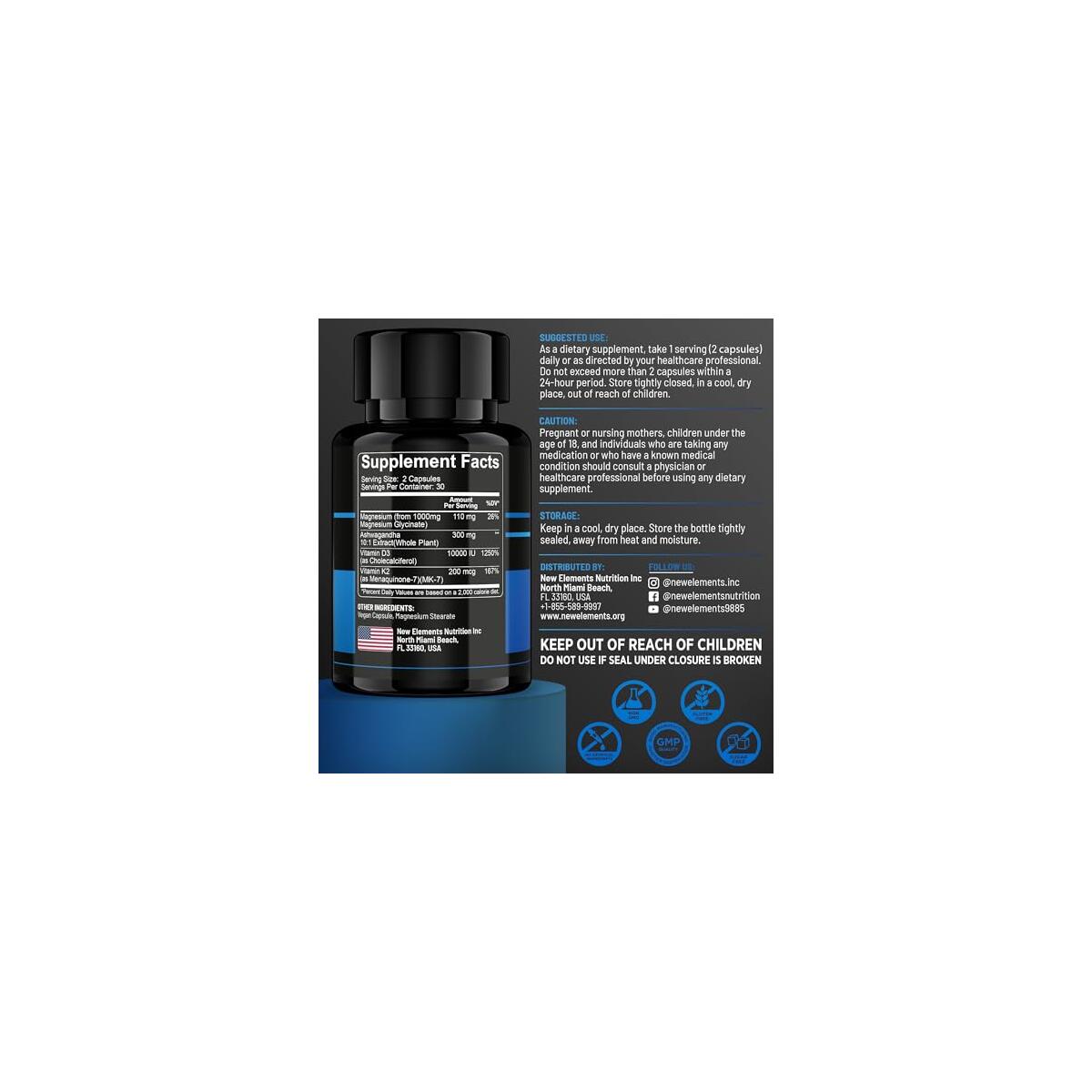 Magnesium Glycinate With Ashwagandha Cash Back - RebateKey