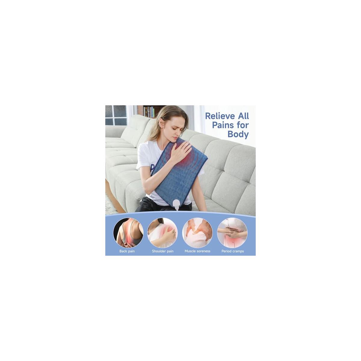 Heating Pads For Back Neck Shoulder Pain Cashback Rebates - RebateKey