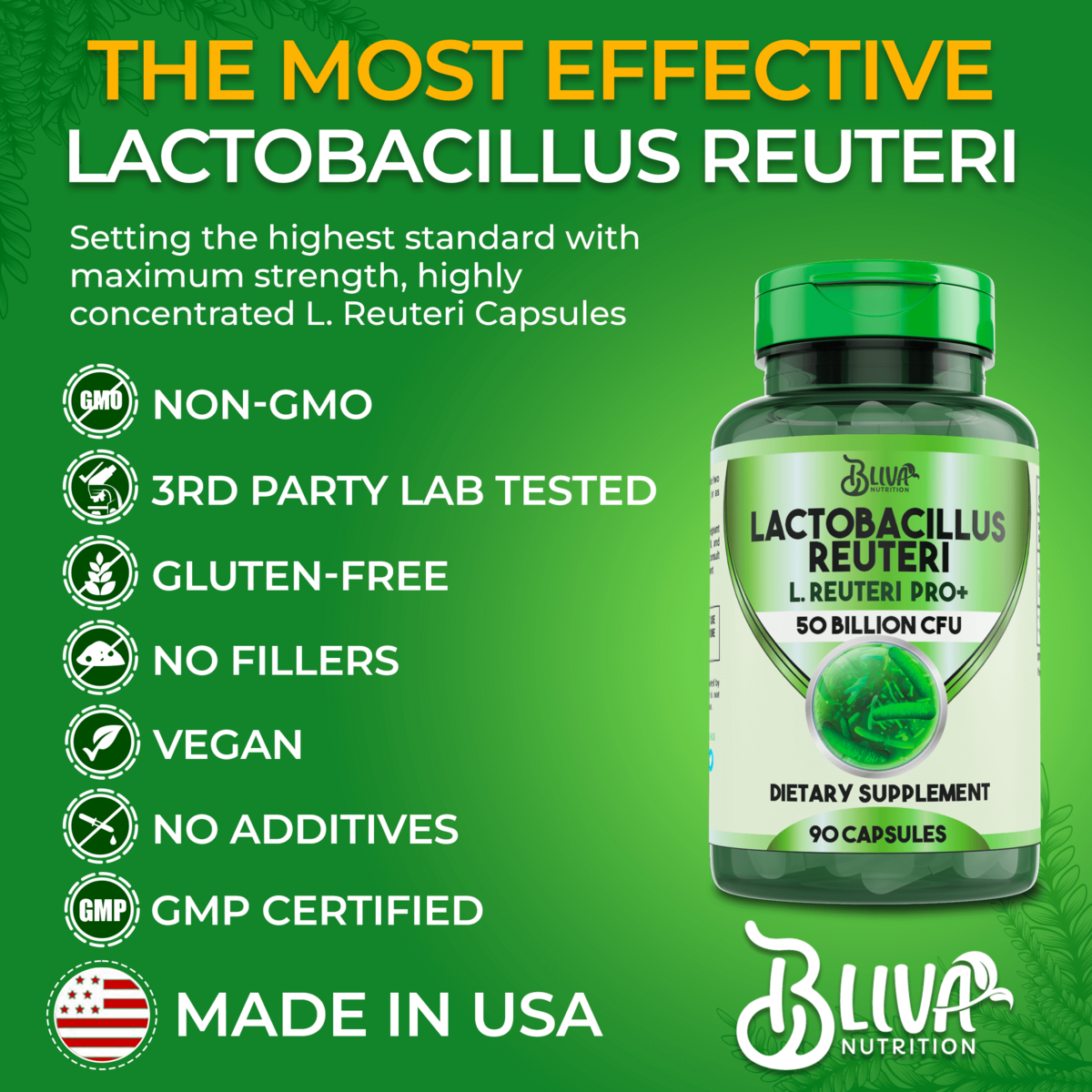 Lactobacillus Reuteri Probiotic Capsules 1 Rebates - RebateKey