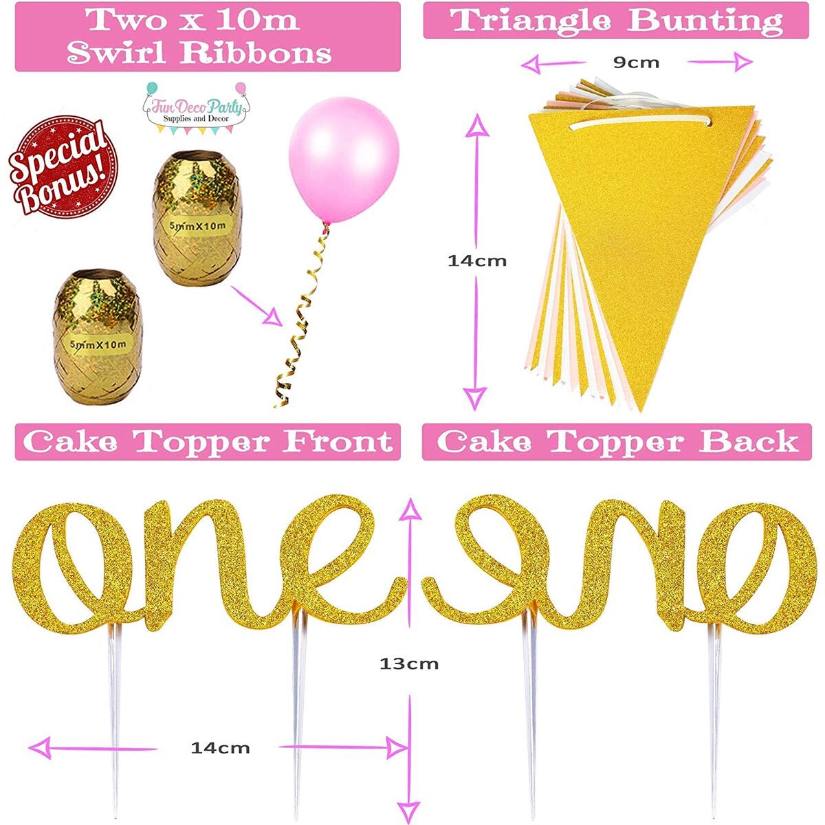 1st Birthday Girl Decorations Cashback - RebateKey