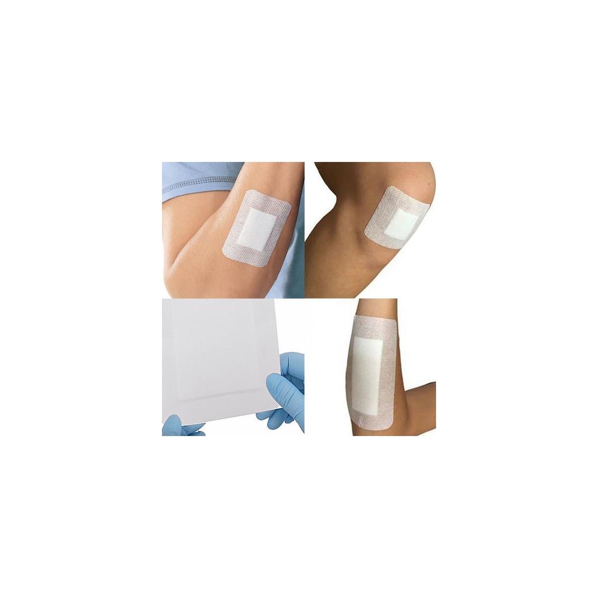 [Pack Of 25] 6x6 Inches Adhesive Island Dressing Sterile Bordered