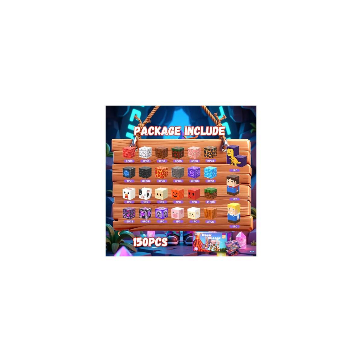 150 Pcs Magnetic Blocks 2 Cashback - RebateKey