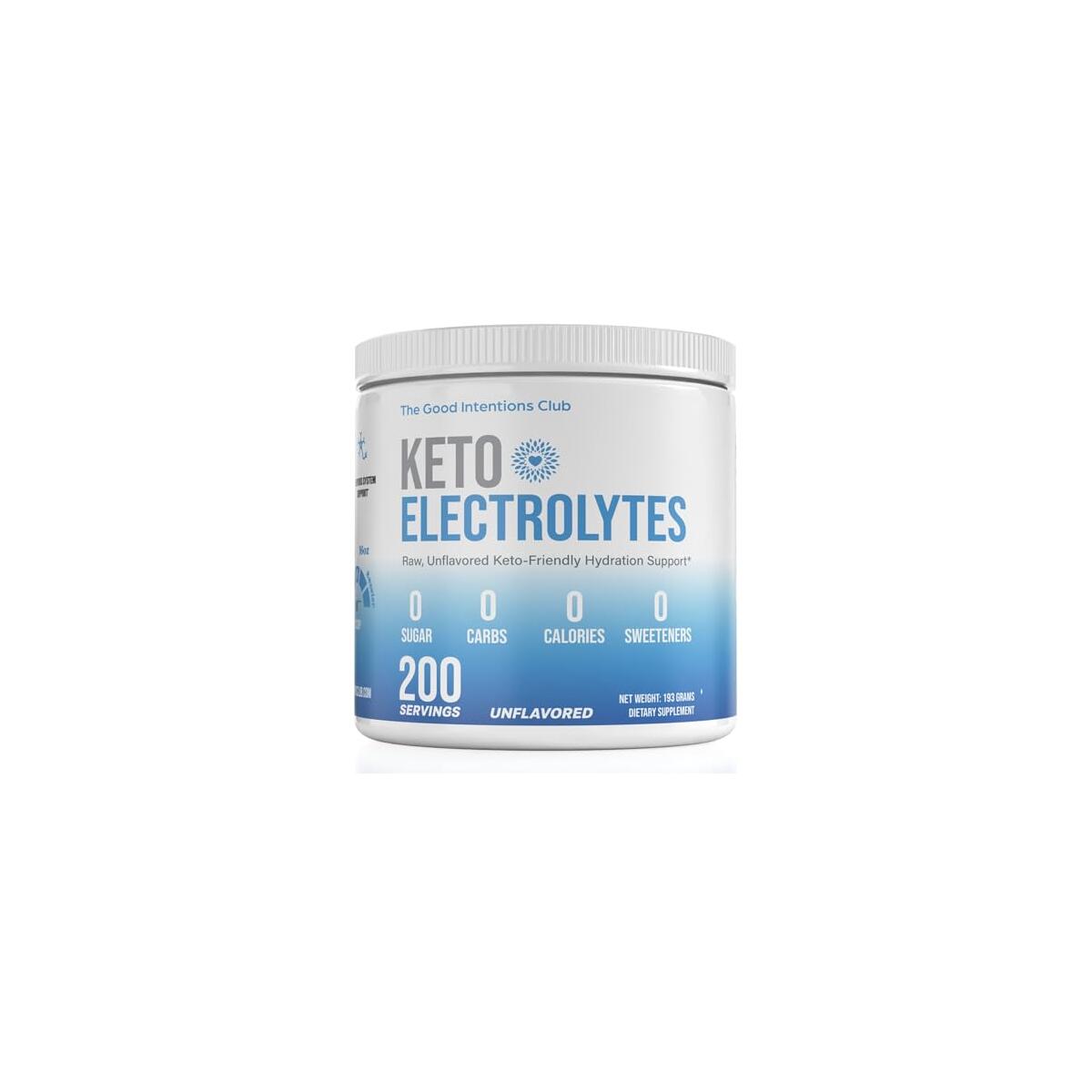 Keto Electrolytes Unflavored Cash Back - RebateKey