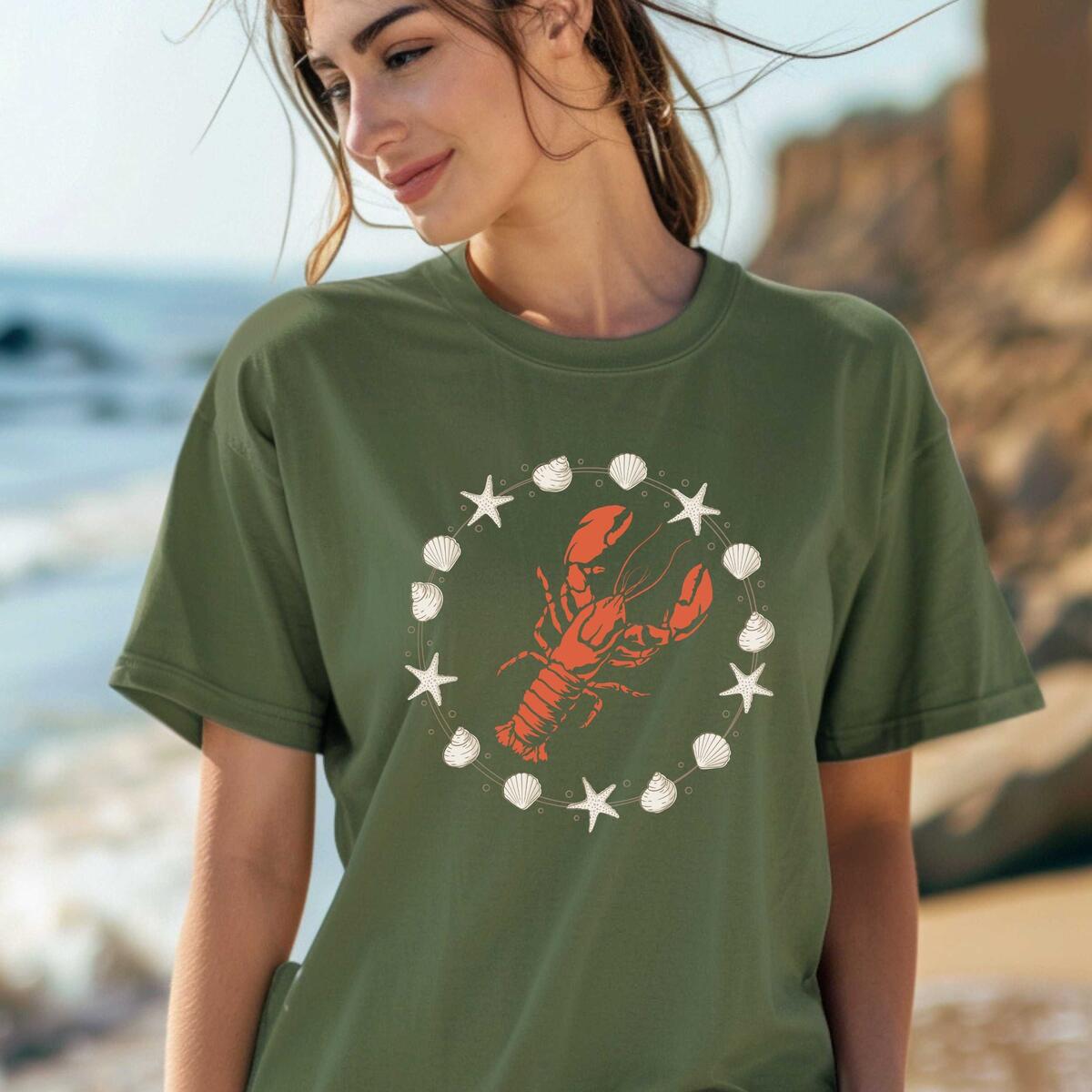 Comfort Colors Lobster Graphic T Shirt Cashback Rebates - RebateKey
