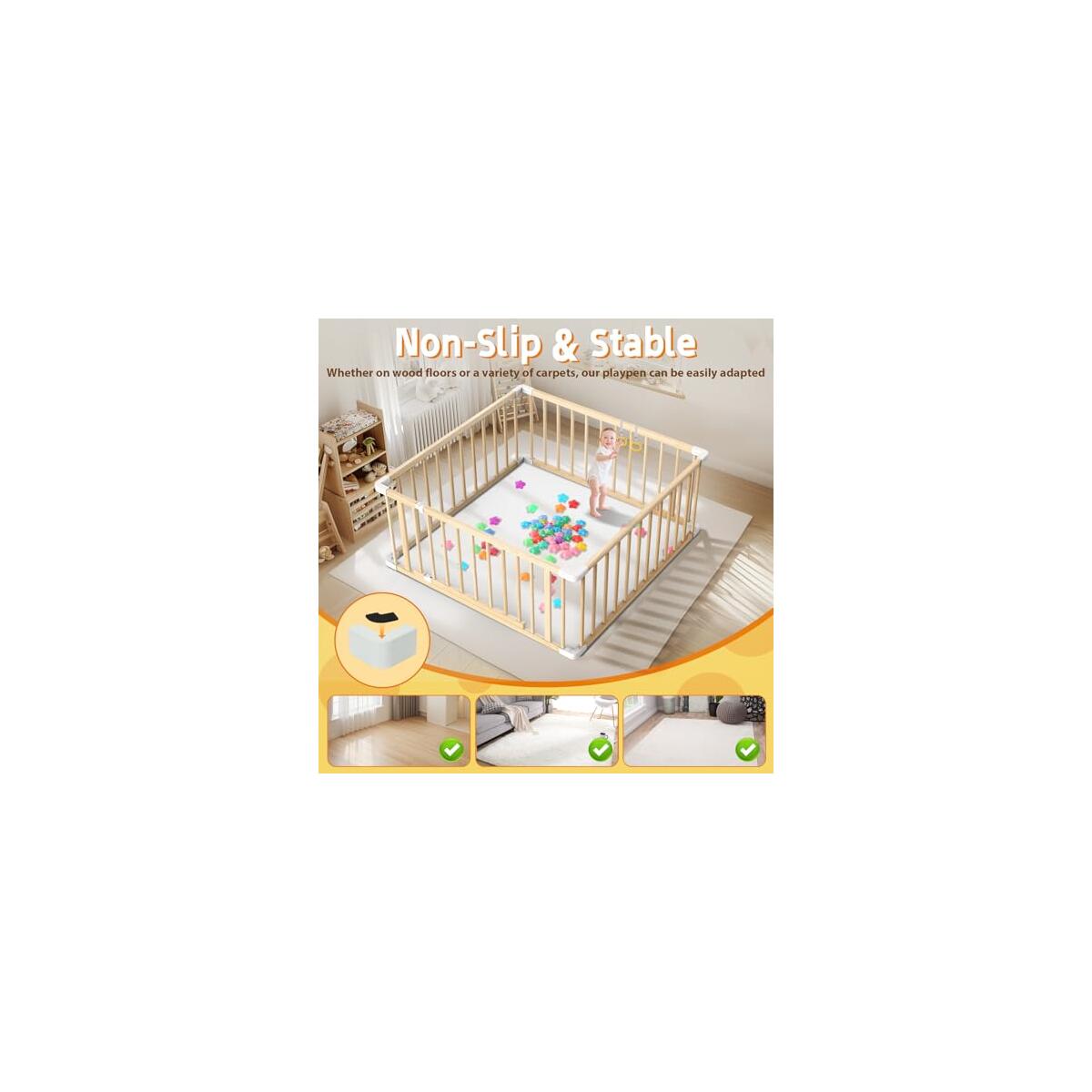 Baby Wooden Playpen 1 Rebate - RebateKey