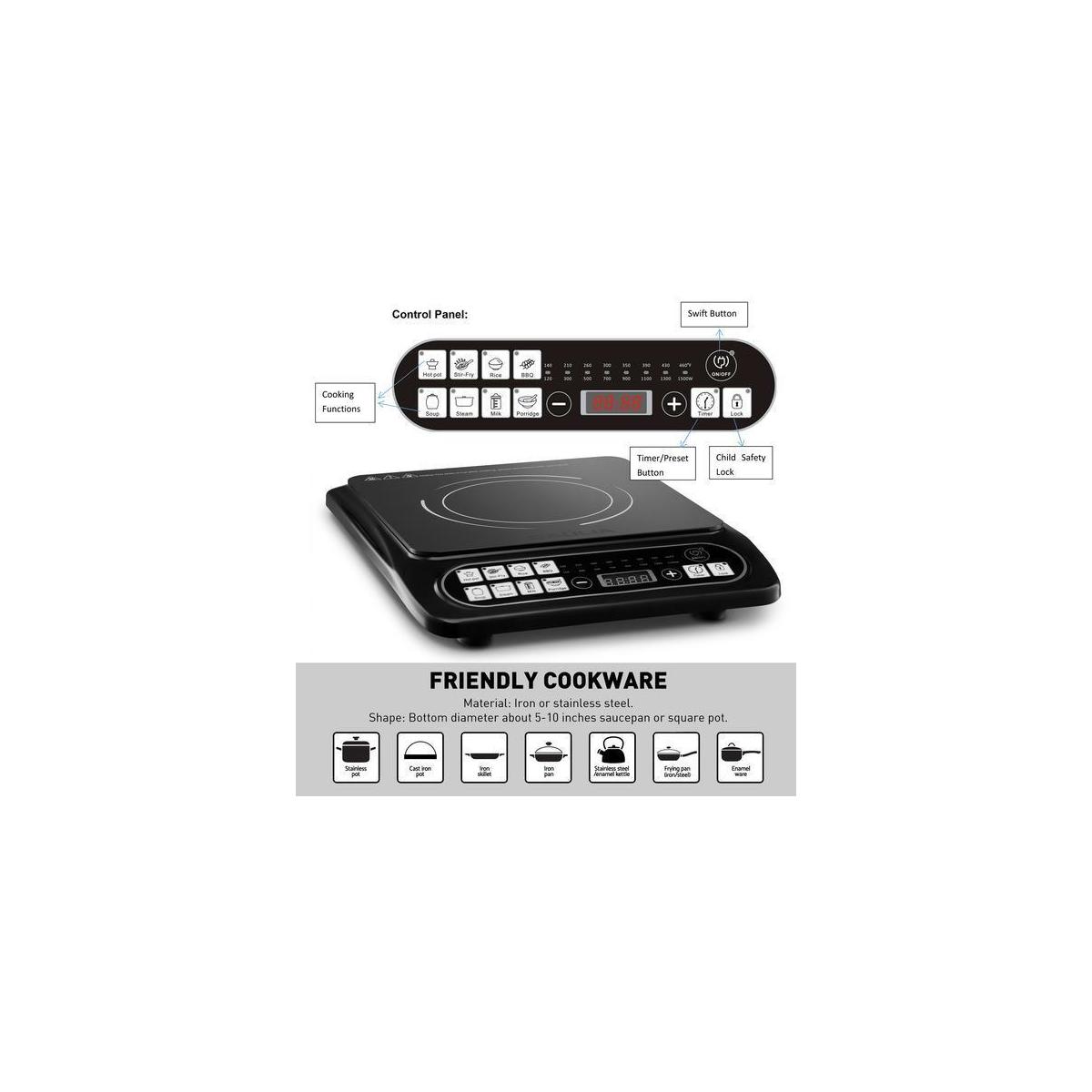 Baulia Sb817 Induction Cooker Single 1500 Watt Countertop Burner For Fast2 Rebates - RebateKey