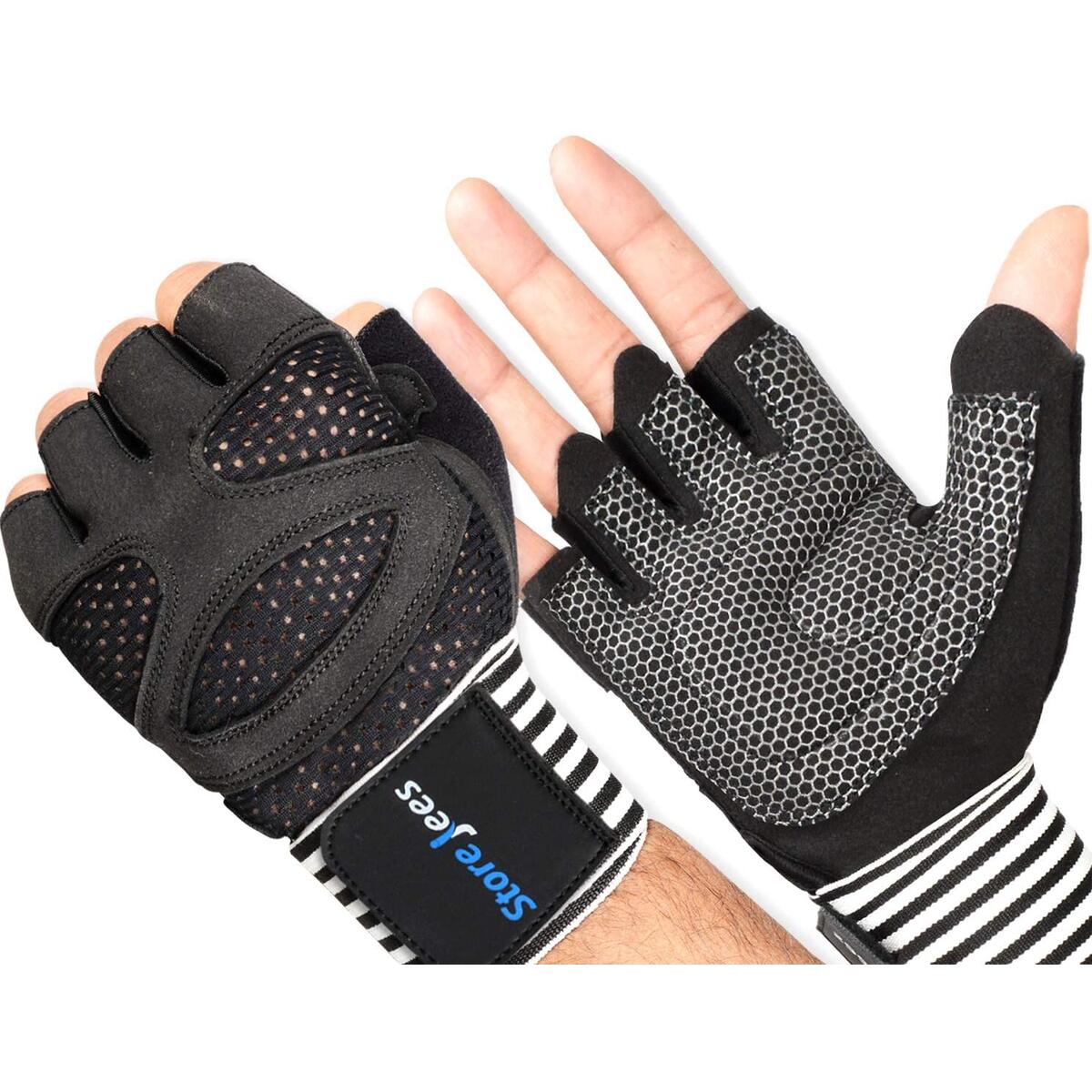 workout fingerless gloves