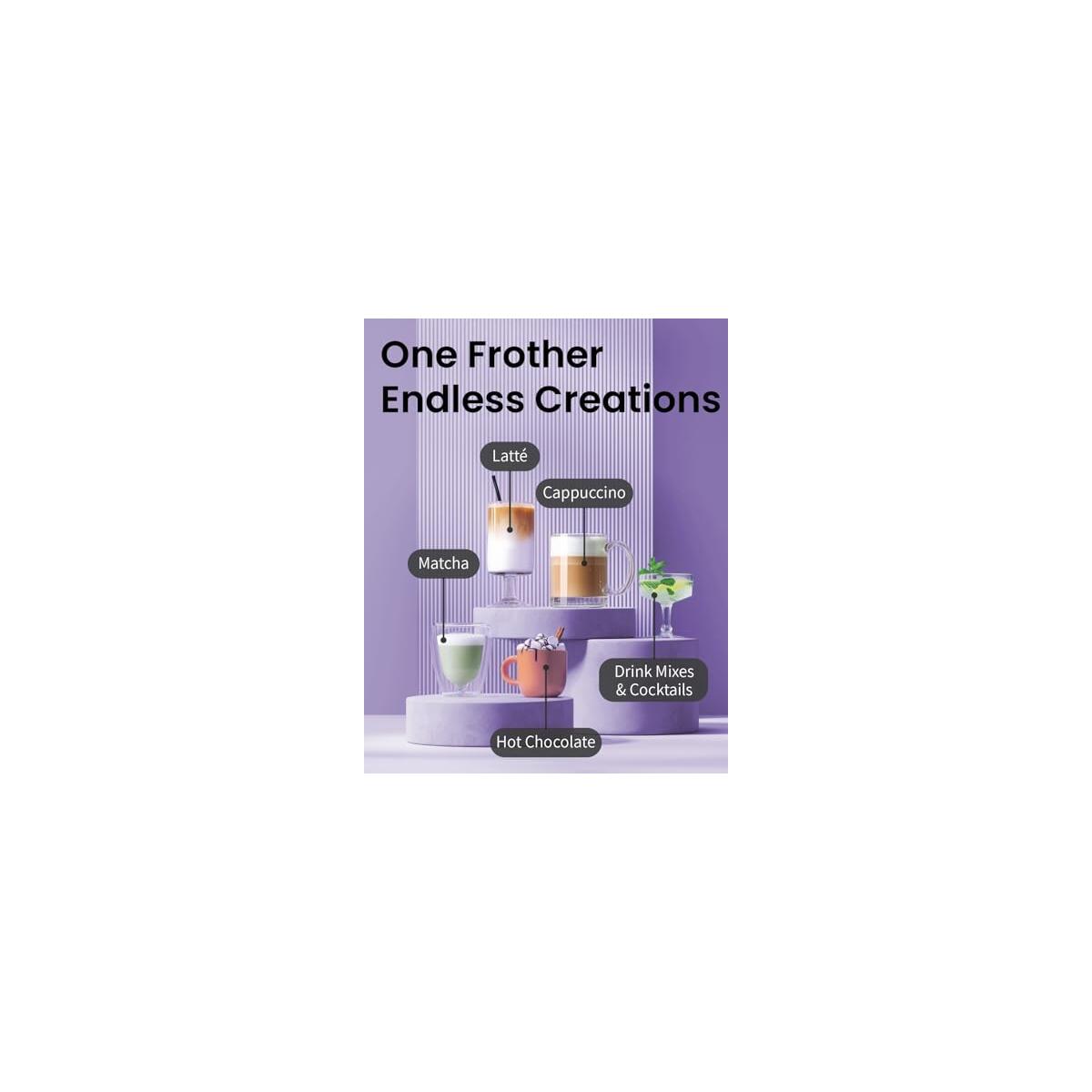 Milk Frother Wand Rechargeable Drink Mixer Cashback Rebates - RebateKey