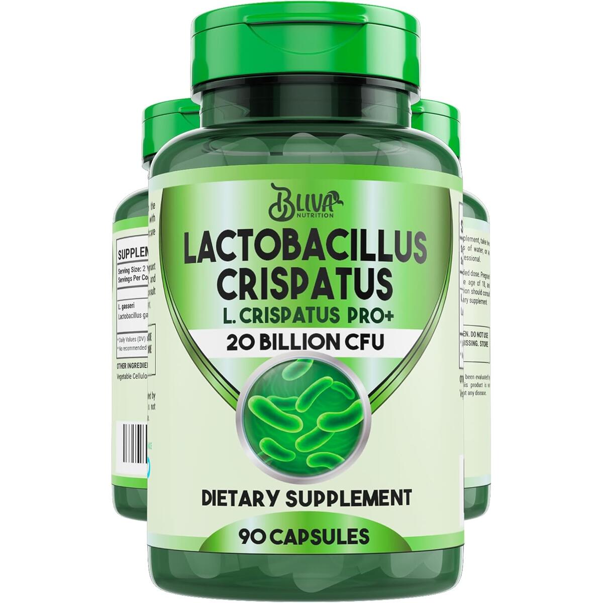 Lactobacillus Crispatus Probiotic Capsules - Probiotics - Digestive Support & Women's Wellness.