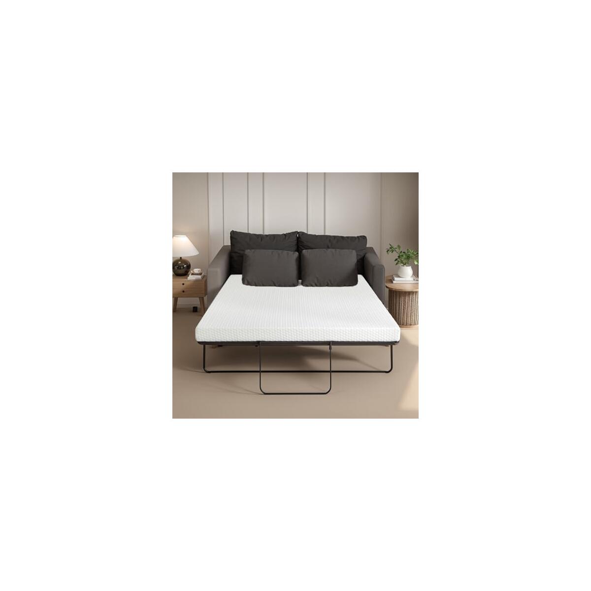 4 inch Full Sofa Mattress with Removable Washable Cover,Replace Pull Out Full Size Sleeper Sofa Mattress for RVs,Daybeds,Boats&Guest Rooms,52x72x4 inch