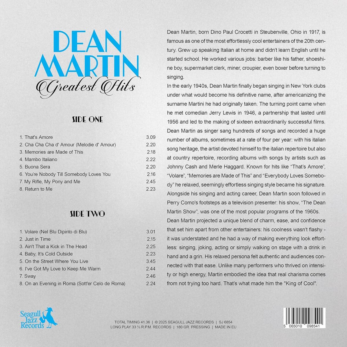 Dean Martin Vinyl 1 Cashback Rebate - RebateKey