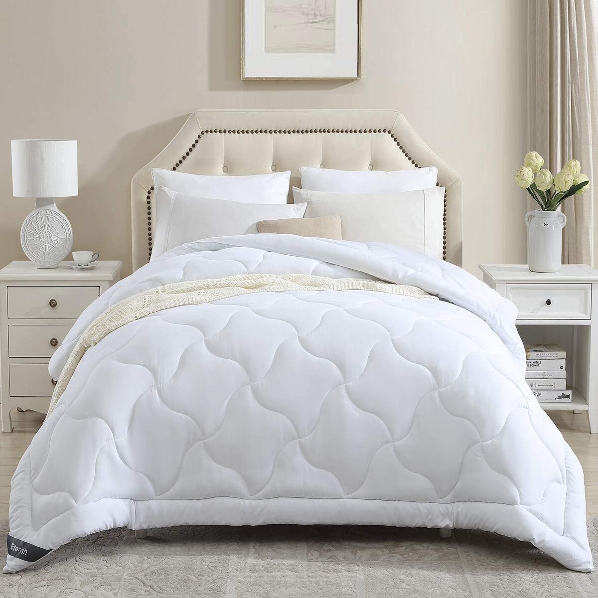 White Comforter Queen Cashback RebateKey