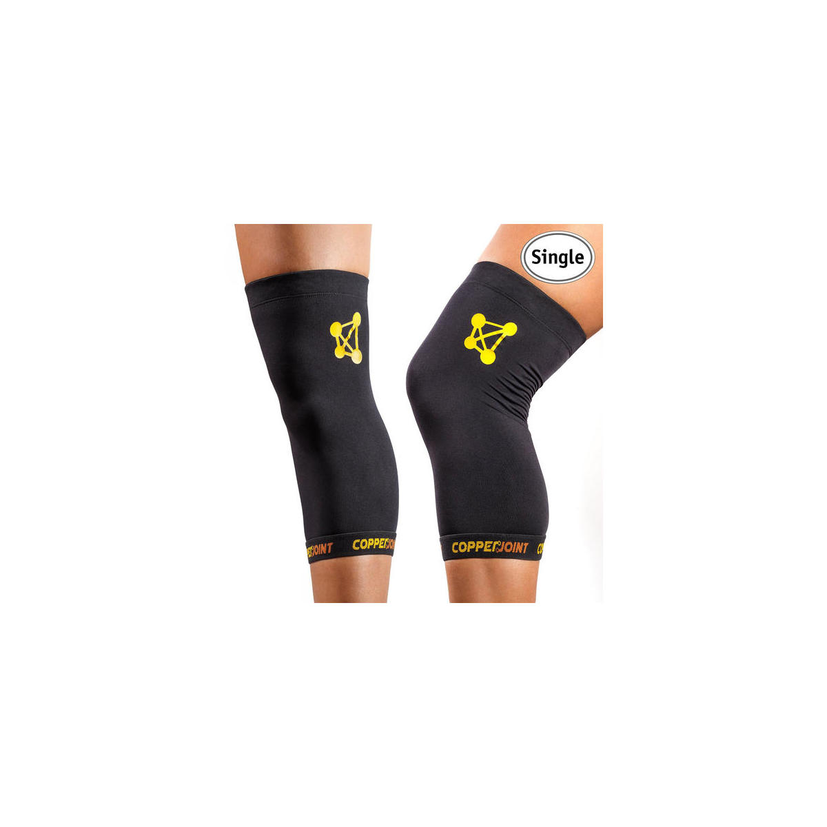 CopperJoint Copper Knee Brace, 1 Compression Fit Support GUARANTEED