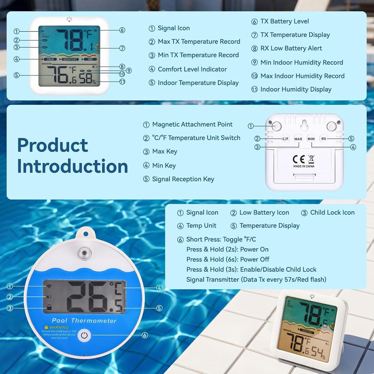 Wireless Pool Thermometer Cash Back - RebateKey