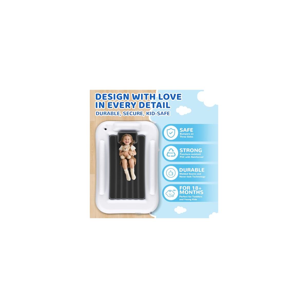 Inflatable Toddler Travel Bed 11 Cashback Rebates - RebateKey