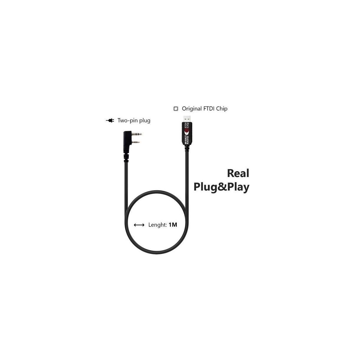 Mirkit Ftdi Usb Model 1 Baofeng Programming Cable For Flashing Ham Radios1 Cashback Rebate - RebateKey