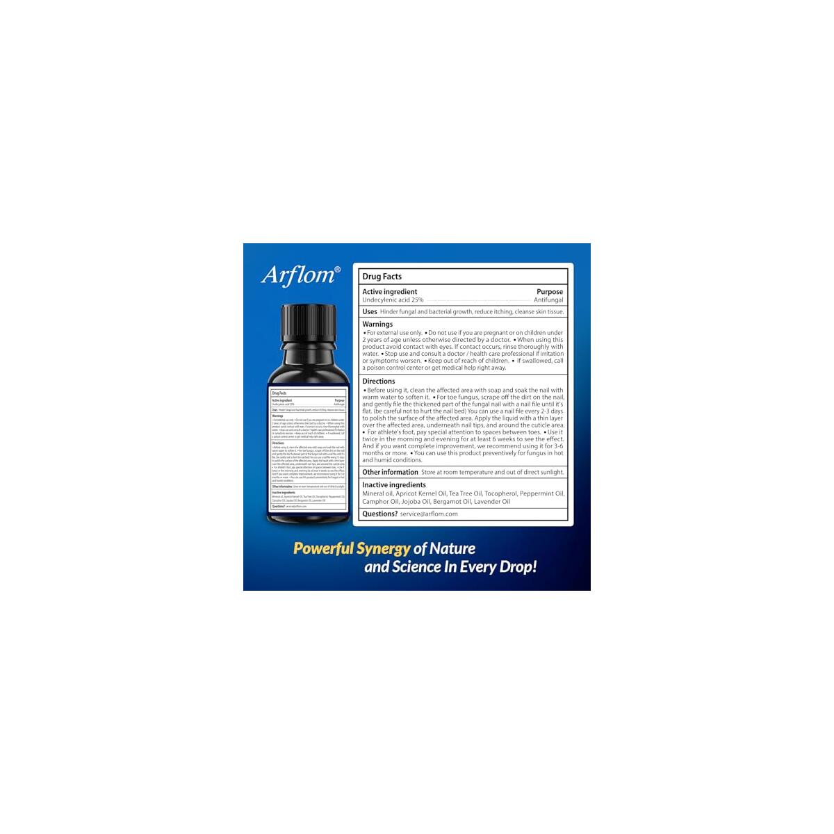 Arflom Toenail Fungus Treatment 2pcs Cashback Rebate - RebateKey
