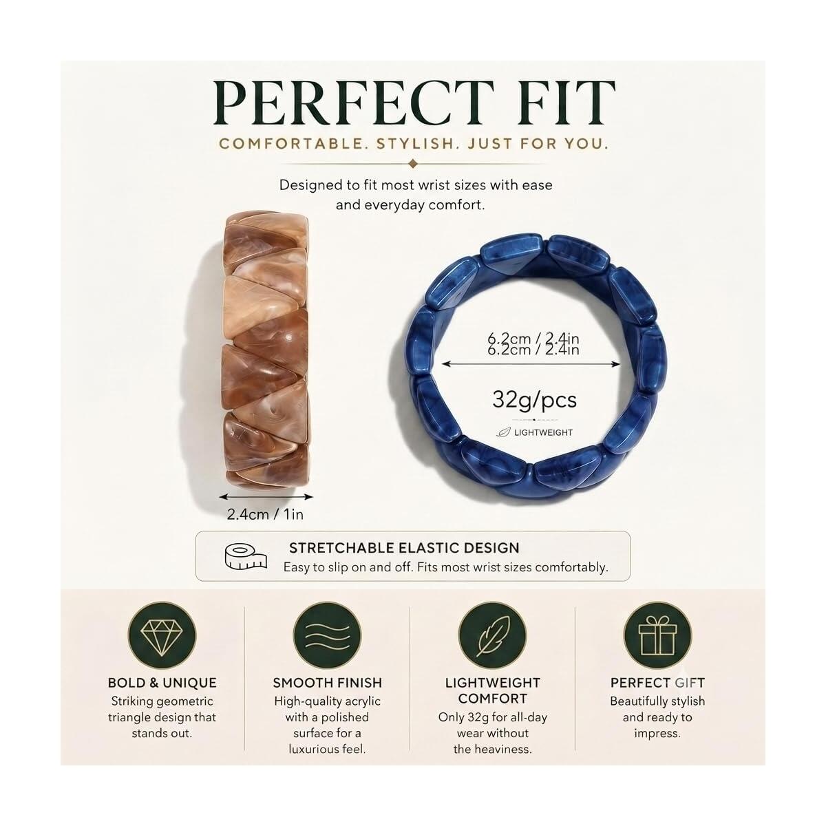 Elastic Geometric Bracele Cashback Rebate - RebateKey